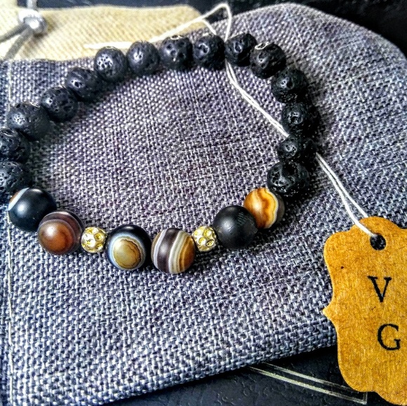 MENS BEADED BRACELETS - Picture 1 of 3